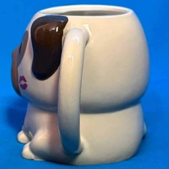 BRAND NEW ADORABLE PUG & KISSES MUG / CUP / PLANTER / PEN & PENCIL HOLDER - Picture 6 of 16